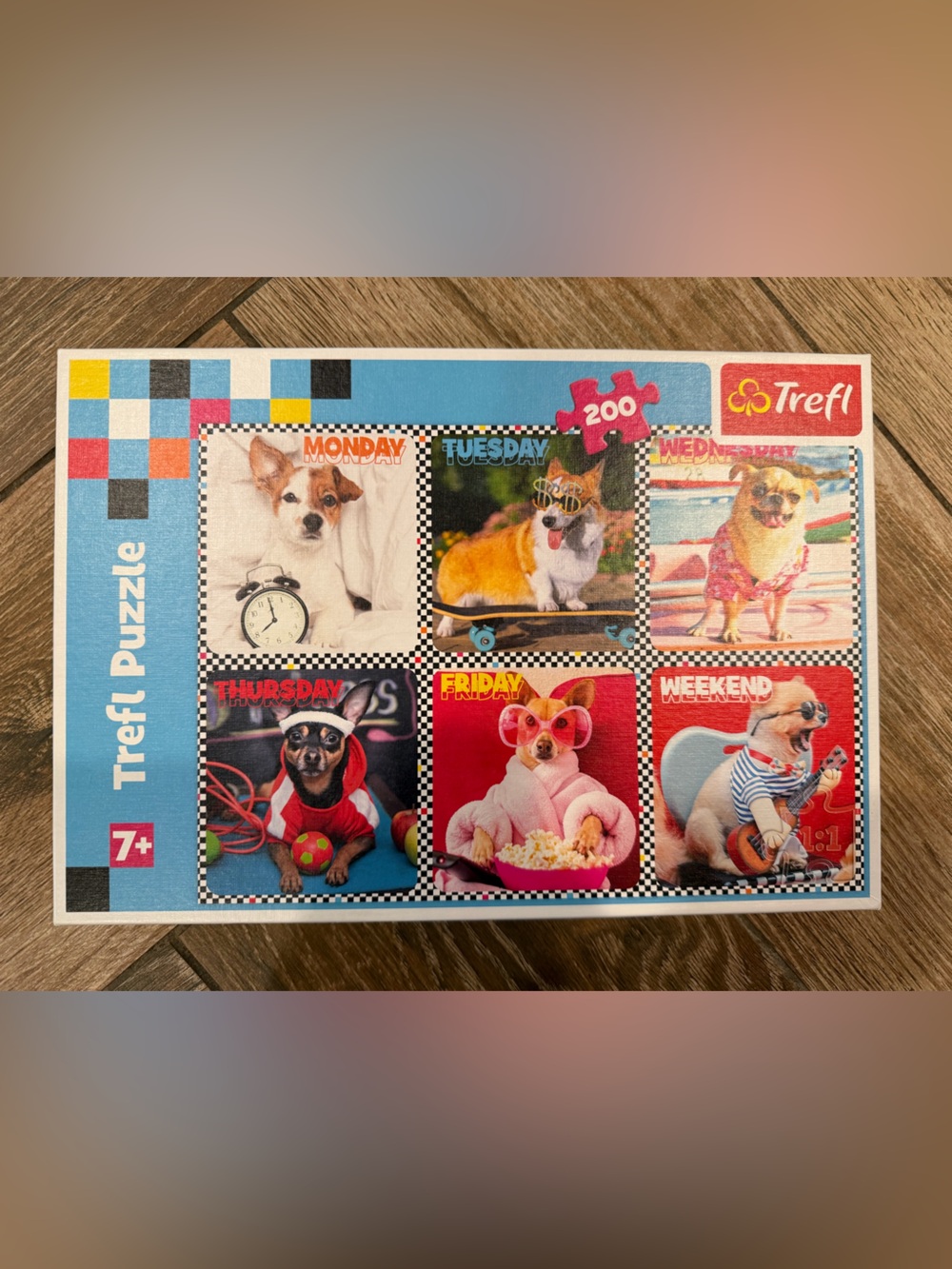 Trefl Puzzle - Colorful Dogs 200-Piece